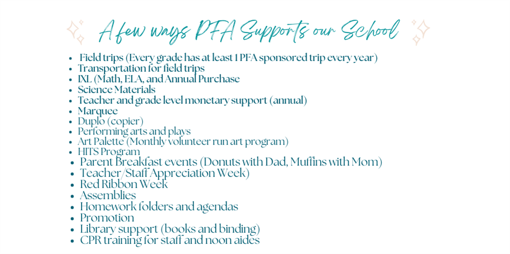 PFA Supports...